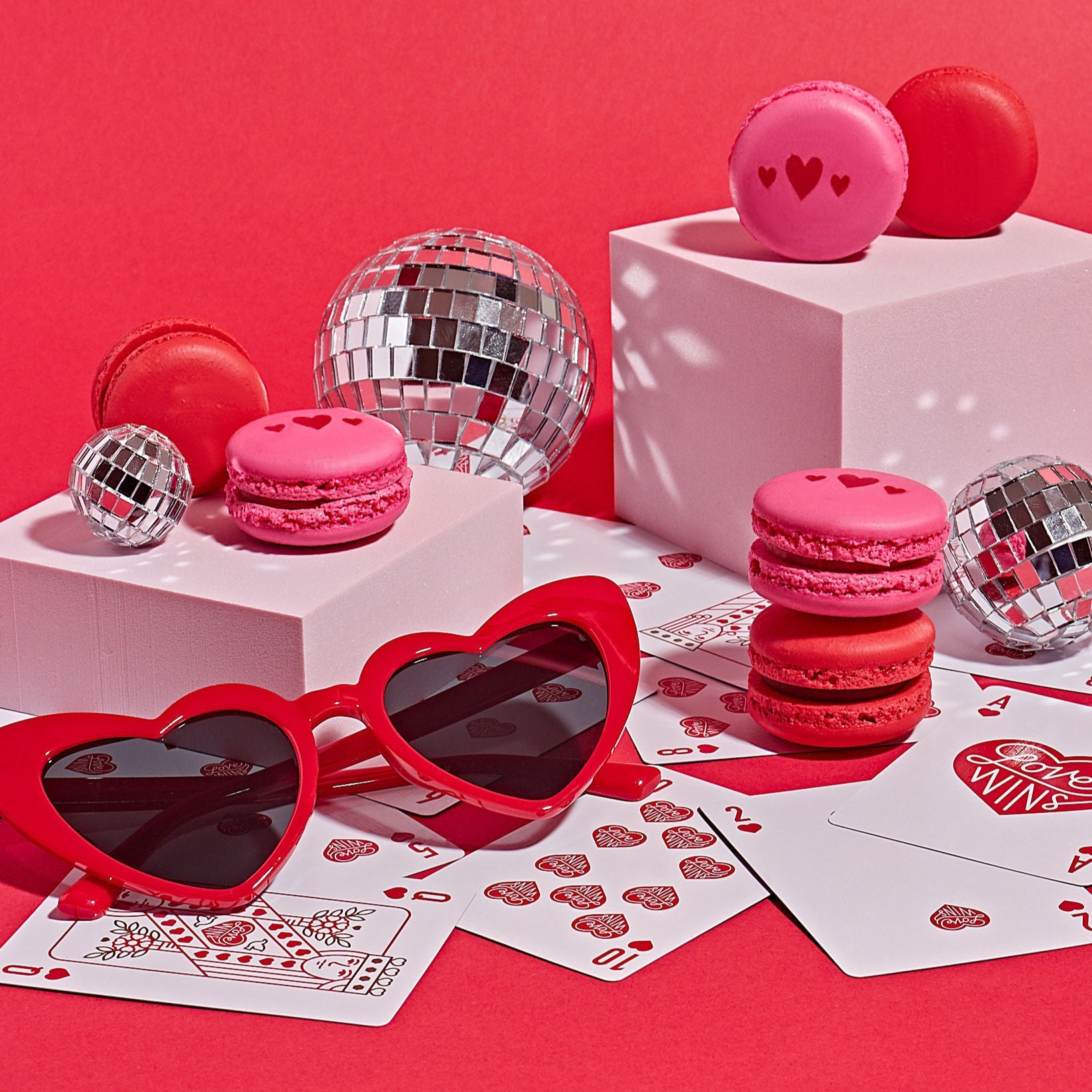 Valentine's Day Macaron Build-A-Box ($33)